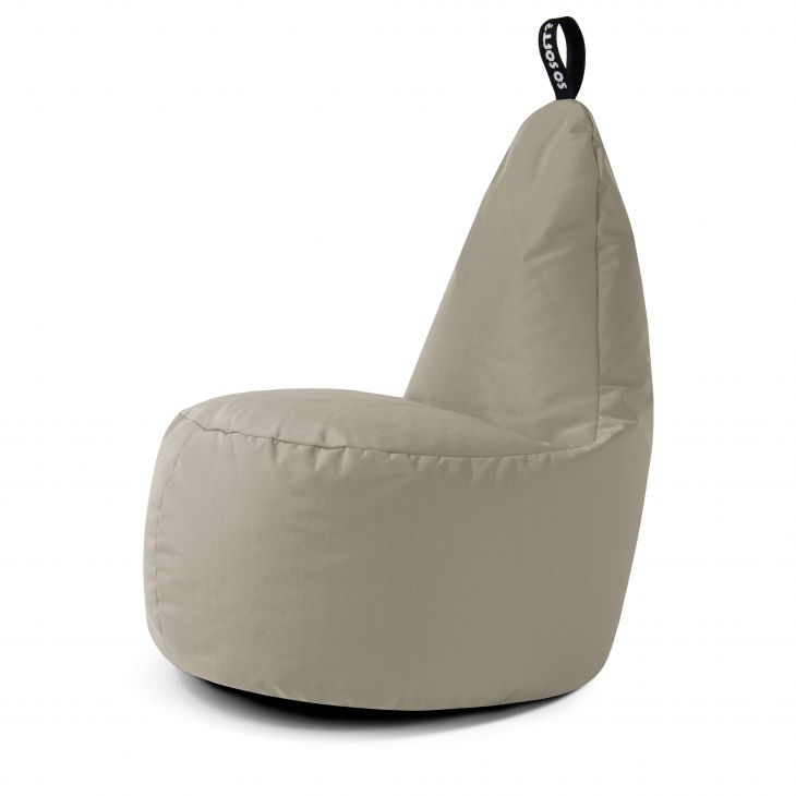 Bean Bag Lull XL Glow White Grey